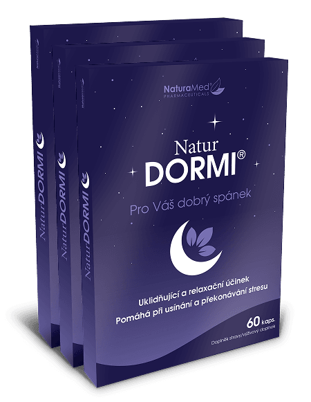 Obrázok balenia výživového doplnku NaturDORMI®.